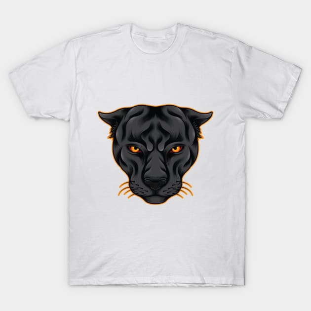 Black Panther T-Shirt by JagatKreasi